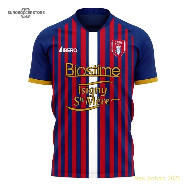 Caen 2025-2026 Home Concept Football Kit (Libero) - Womens-Vantage Point Soccer